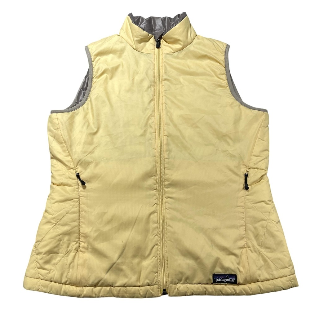 Patagonia Light Yellow Quilted Vest